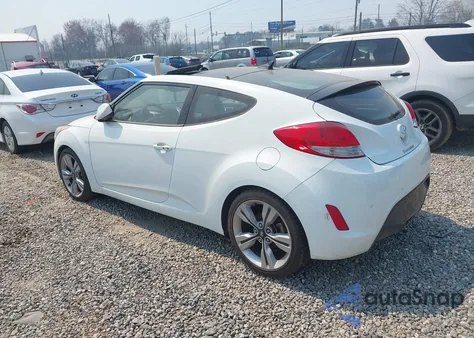 2012 Hyundai Veloster Base W/Red/Black из США, поврежденный, VIN KMHTC6AD7CU021221